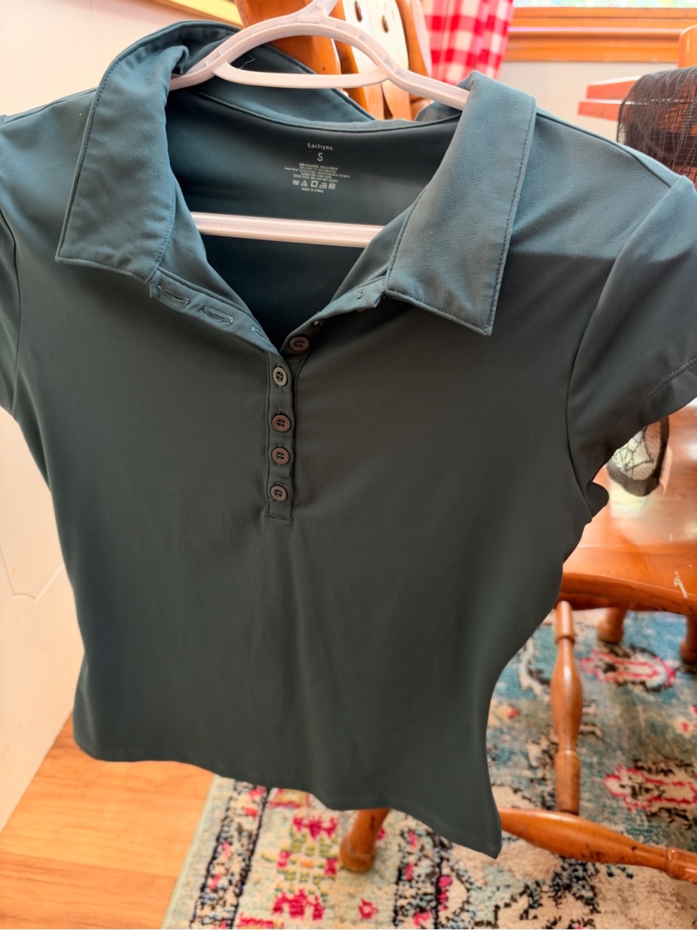 Women's Dark Teal Polo Shirt